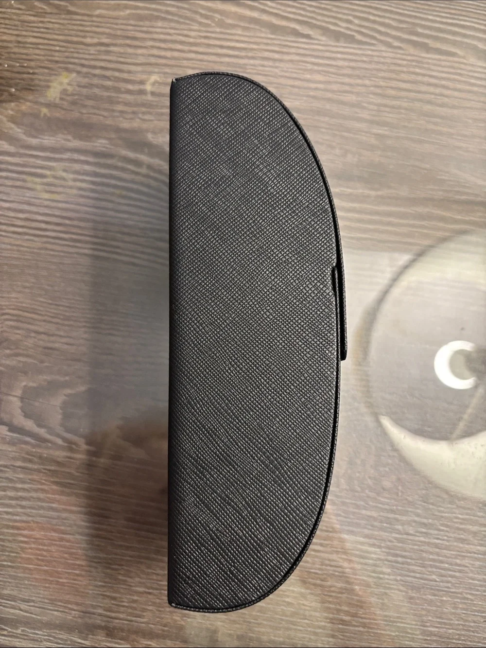 Prada Black Saffiano Leather Sunglasses Case